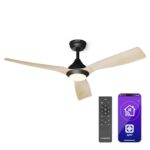 Fiji Flow 2-in-1-Deckenventilator 132 cm LED Fernbedienung App-Steuerung 2 Laufrichtungen dimmbar