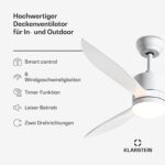 SkyBreeze Smart Deckenventilator | Indoor & Outdoor | Smart Control | IP44 | 40 dB – Bild 2