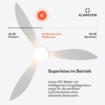 SkyBreeze Smart Deckenventilator | Indoor & Outdoor | Smart Control | IP44 | 40 dB – Bild 5
