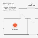Bolero Deckenventilator mit Licht | 132 cm | 35 W | Leiser Betrieb | Holz – Bild 4