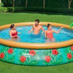 Piscina Hinchable Fast Set Bestway Paradise Palms 457×84 cm con depuradora Cartucho 2.006 L/H – Bild 5