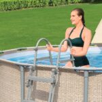 Set de piscina desmontable con toldo Power Steel  3,96 m x 1,07 m – Bild 3