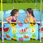 Conjunto de piscina circular sobre superficie Chapoteos a la sombra Steel Pro UV Careful de Bestway – Bild 3