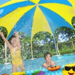 Conjunto de piscina circular sobre superficie Chapoteos a la sombra Steel Pro UV Careful de Bestway – Bild 7